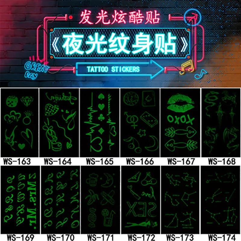 Glow In The Dark Luminous Stickers - FestiVibe