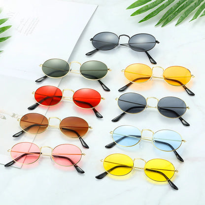 UV400 Oval Sunglasses - FestiVibe