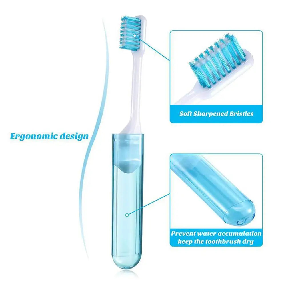 Travel Folding Toothbrush - FestiVibe