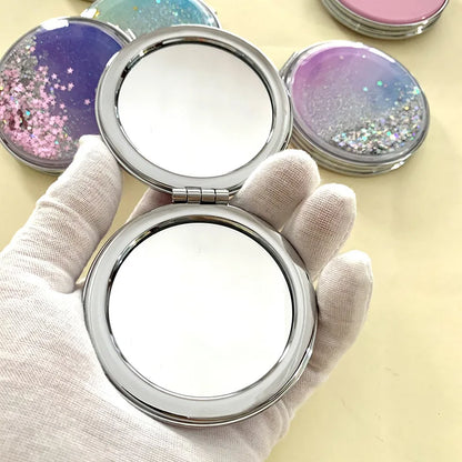 Double Sided Folding Cosmetic Mirror - FestiVibe