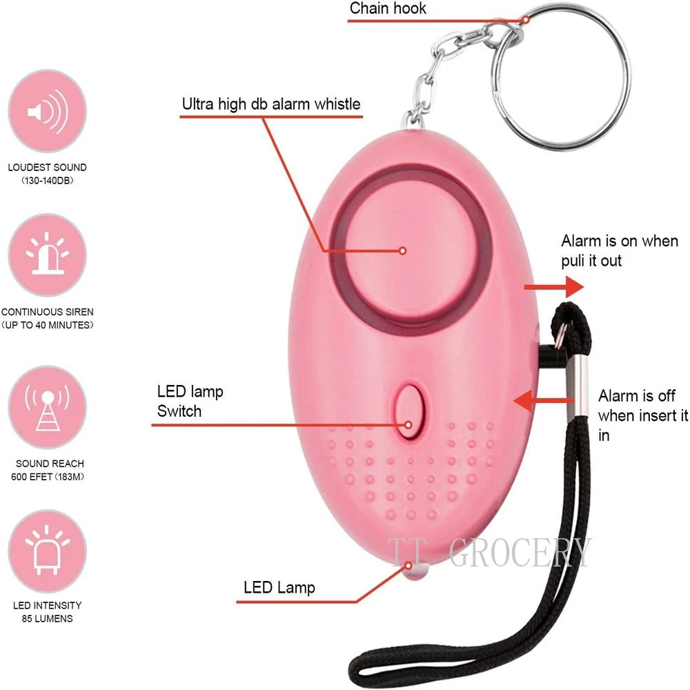 Portable Self Defense Alarm 130DB - FestiVibe