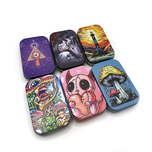 1Pcs Rolling Cigarette Tins - FestiVibe