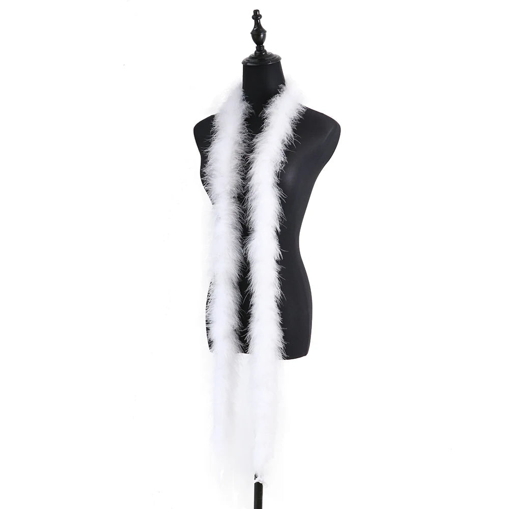 2M Marabou Feather Boa - FestiVibe