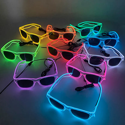 Neon LED Glasses - FestiVibe