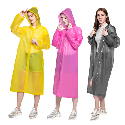 Reusable EVA Rain Coat - FestiVibe