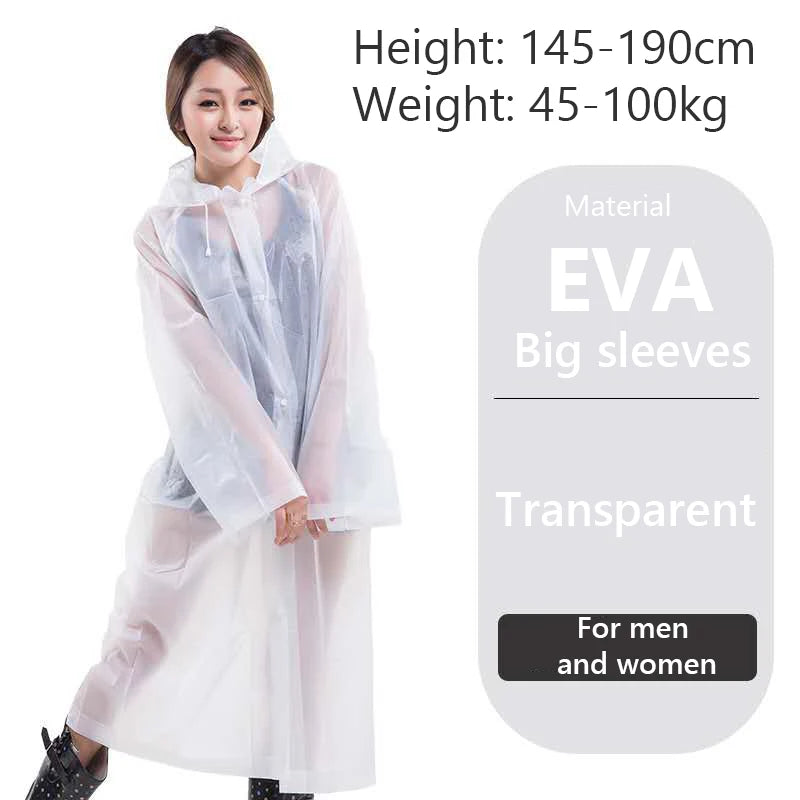 Reusable EVA Rain Coat - FestiVibe