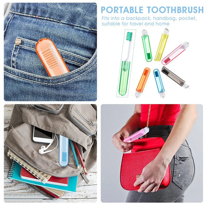 Travel Folding Toothbrush - FestiVibe