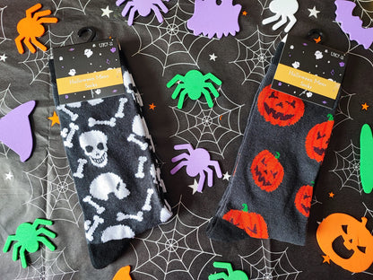 Mens Cotton Halloween Design Socks