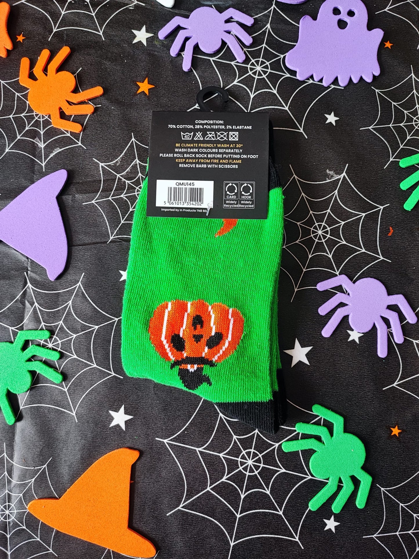 Kids Cotton Halloween Design Socks