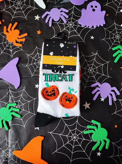 Kids Cotton Halloween Design Socks